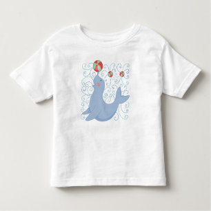 Camiseta Infantil T-shirt brincalhão do selo