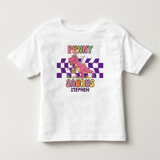 Camiseta Infantil T-shirt "Bunny Dino-Saurus Toddler" (Frente)
