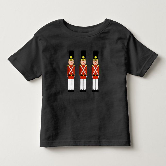 Camiseta Infantil T-Shirt Clássico do Soldado de Natal (Frente)