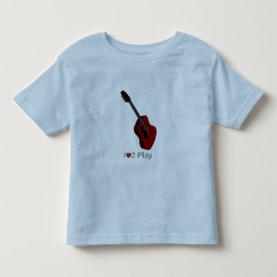 Camiseta Infantil T-shirt com ilustração de uma guitarra elétrica