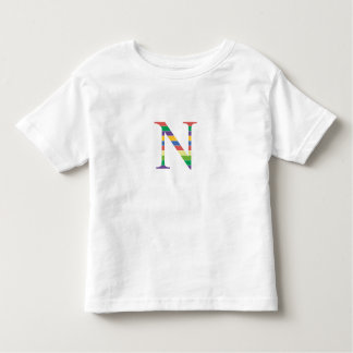Camiseta Infantil T-shirt com letra N