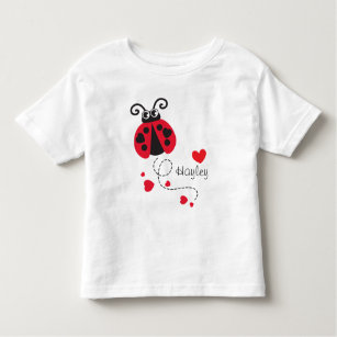 Camiseta Infantil T-shirt conhecido vermelho dos corações do