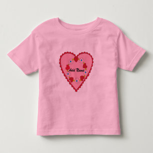 Camiseta Infantil T-shirt customizável da criança dos namorados