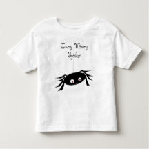 T-shirt da aranha de Incy Wincy