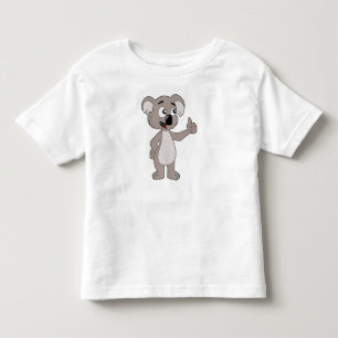 Camiseta Infantil T-shirt da criança com desenhos animados do urso
