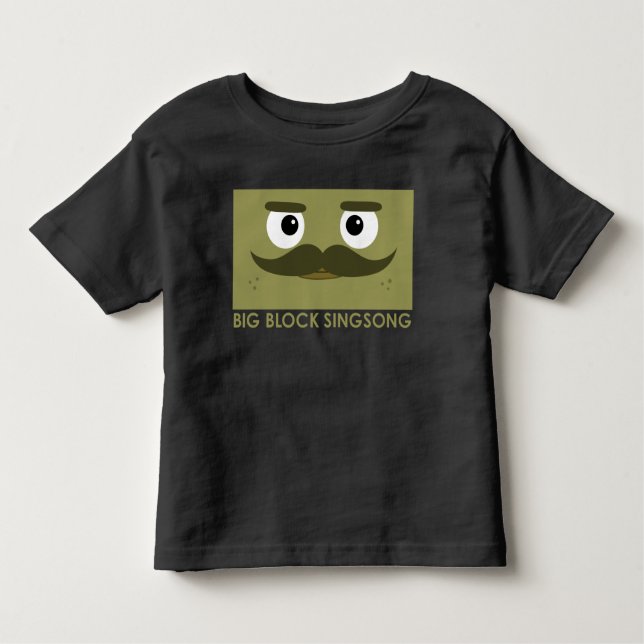 Camiseta Infantil T-shirt da criança de BBSS Moustachios #1 (Frente)