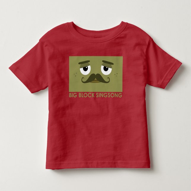 Camiseta Infantil T-shirt da criança de BBSS Moustachios #2 (Frente)