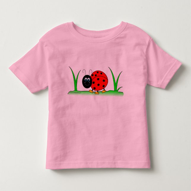 Camiseta Infantil T-shirt da criança do joaninha (Frente)