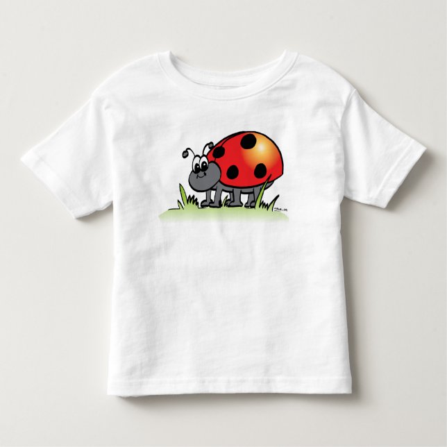 Camiseta Infantil T-shirt da criança do joaninha (Frente)