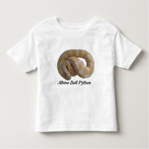 Camiseta Infantil T-shirt da criança do pitão da bola do albino
