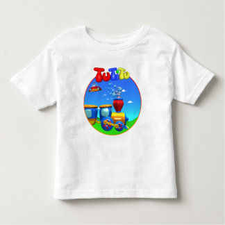Camiseta Infantil T-shirt da criança do trem de TuTiTu