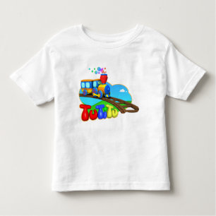 Camiseta Infantil T-shirt da criança do trem de TuTiTu