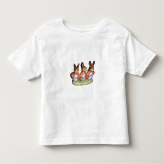 Camiseta Infantil T-shirt da criança - Flopsy, Mopsy e coelho