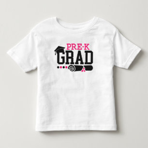 Camiseta Infantil T-shirt da graduação de Pre-k, graduação do ja