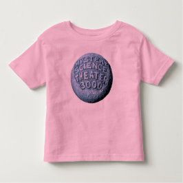 Camiseta Infantil T-shirt da lua da criança MST3K (rosa)