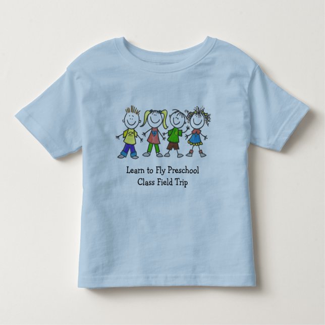 Camiseta Infantil T-shirt da visita de estudo da classe (Frente)