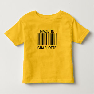 Camiseta Infantil T-shirt das cidades do código de barras