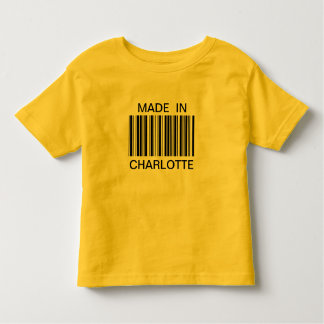 Camiseta Infantil T-shirt das cidades do código de barras
