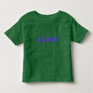 Camiseta Infantil T-Shirt De 2005