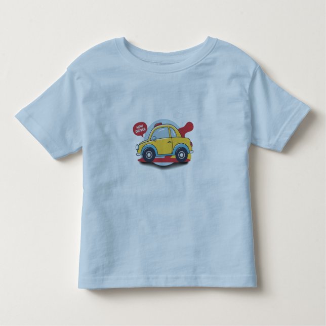 Camiseta Infantil T-Shirt de Cartoon de Novo Driver (Frente)