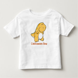 Camiseta Infantil T-shirt de Cuteosaurs do dinossauro de Rex do