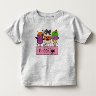 Camiseta Infantil T-Shirt de Halloween Personalizável para Meninas