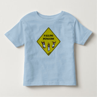 Camiseta Infantil T-shirt de queda dos pinguins