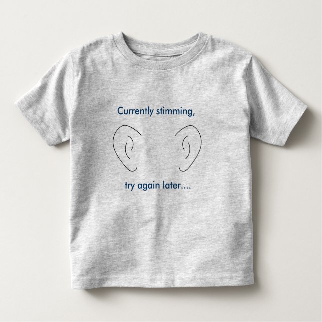 Camiseta Infantil T-shirt de Stimming (Frente)