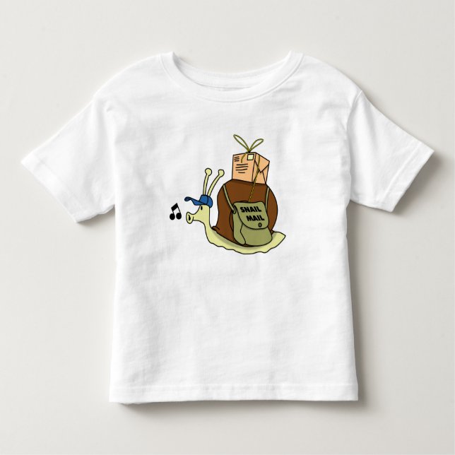 Camiseta Infantil T-shirt de Twofer da criança do snail mail (Frente)