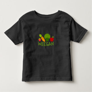 Camiseta Infantil T-shirt de Weegan da criança - obscuridade