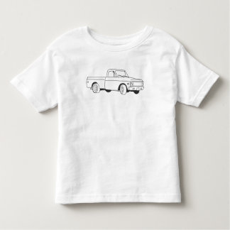 Camiseta Infantil T-shirt desenhado mão da criança do caminhão de