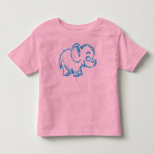 Camiseta Infantil T-shirt distorcido do elefante para crianças