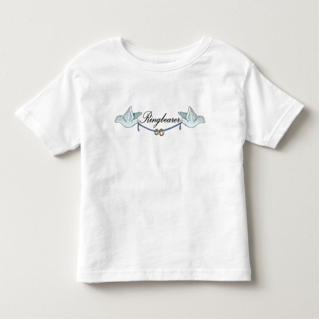 Camiseta Infantil T-shirt do barbeador do anel (Frente)