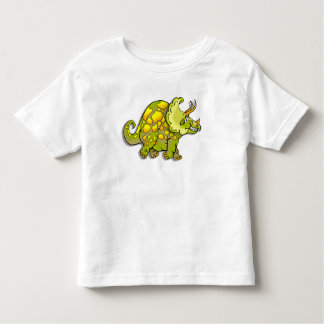 Camiseta Infantil T-shirt do bebê do dinossauro dos desenhos