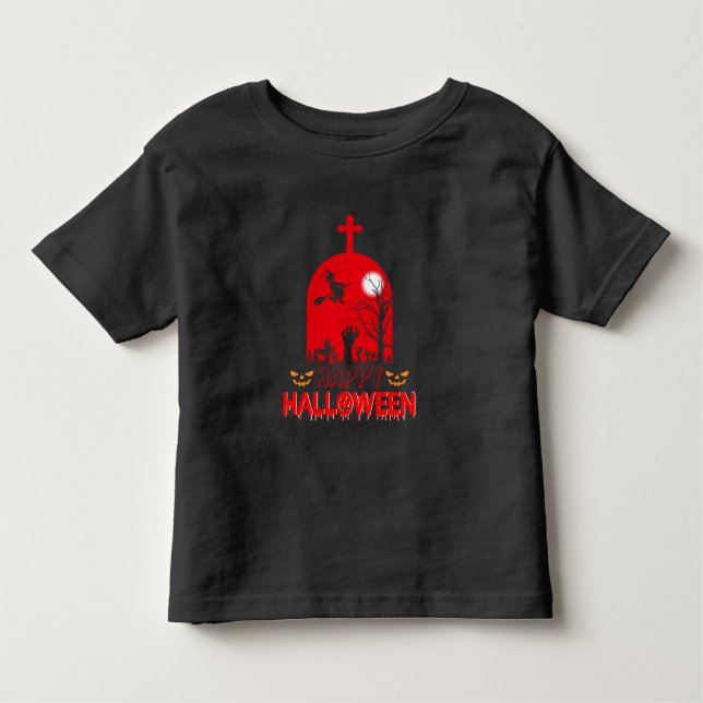 Camiseta Infantil T-Shirt do Cemitério das Bruxas (Frente)