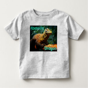 Camiseta Infantil T-shirt do dragão de Komodo