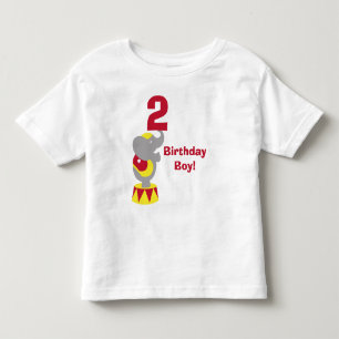 Camiseta Infantil T-shirt do elefante do circo do segundo