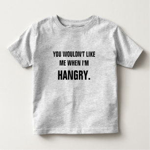 Camiseta Infantil T-shirt do gráfico da criança de Hangry