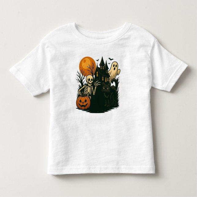 Camiseta Infantil T-Shirt do Halloween (Frente)