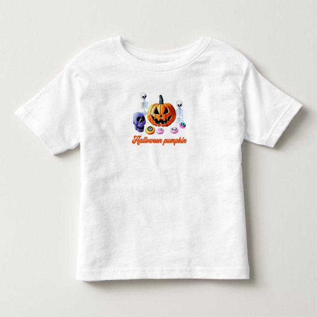 Camiseta Infantil T-shirt do Halloween (Frente)