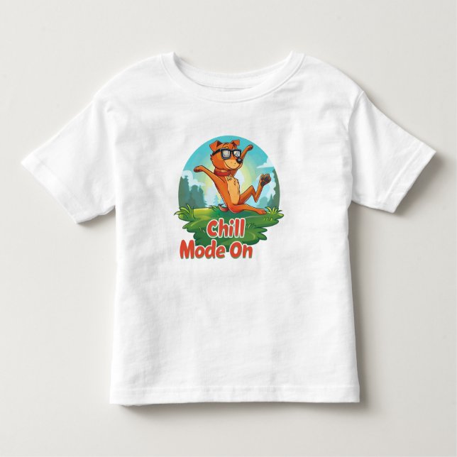 Camiseta Infantil T-Shirt do Modo de Cachorro (Frente)