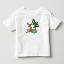 T-shirt do Natal dos alces