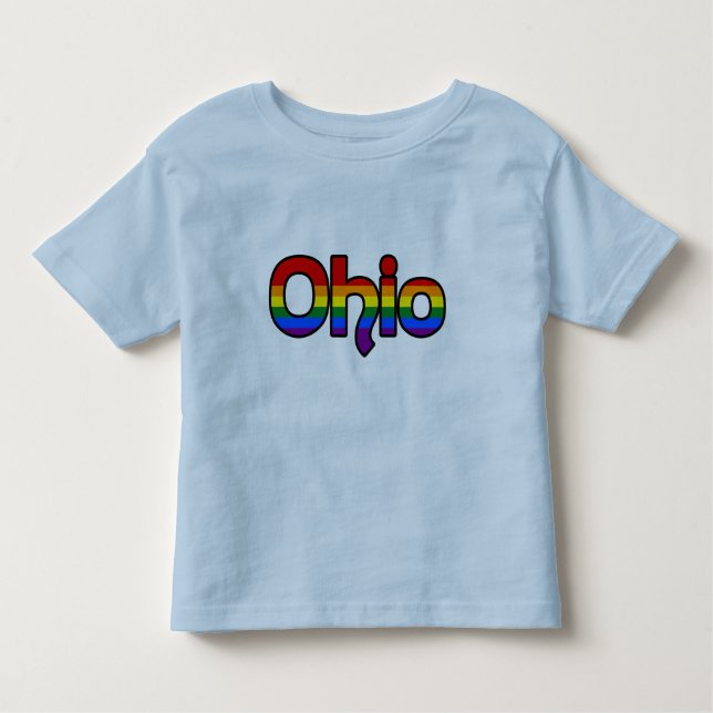 Camiseta Infantil T-Shirt do Orgulho de Ohio (Frente)