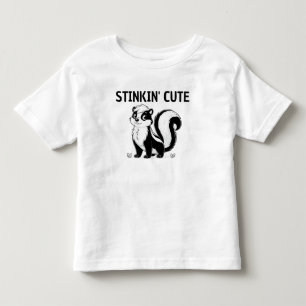 CAMISETA INFANTIL T-SHIRT DO PUN DE TODDLER CORTADO EM SKUNK
