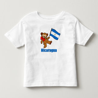 Camiseta Infantil T-shirt do urso de ursinho de Nicarágua