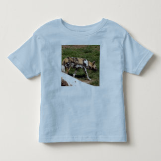 Camiseta Infantil T-shirt Dog-011 selvagem africano