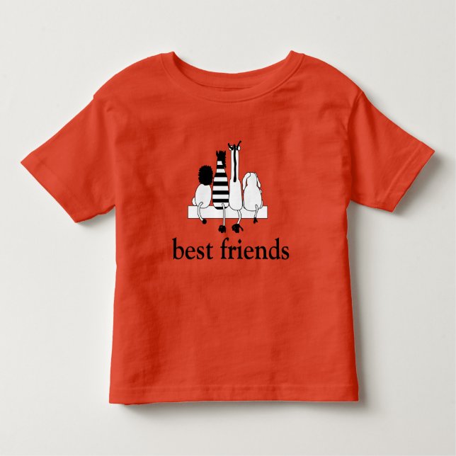 Camiseta Infantil T-shirt dos melhores amigos (Frente)