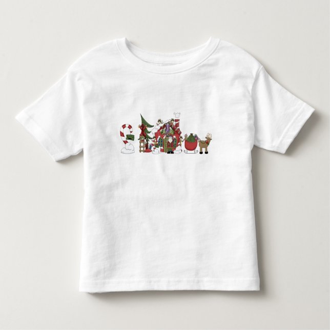 Camiseta Infantil T-Shirt dos papais noeis (Frente)