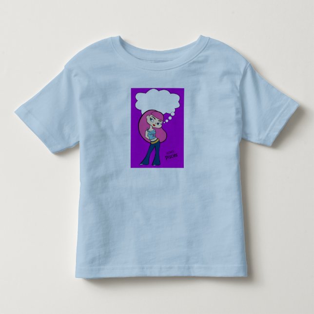 Camiseta Infantil T-shirt dos peixes (Frente)