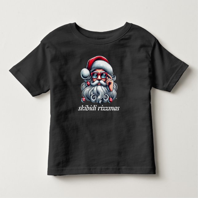 Camiseta Infantil t-shirt dos rizzmas da Skibidi (Frente)
